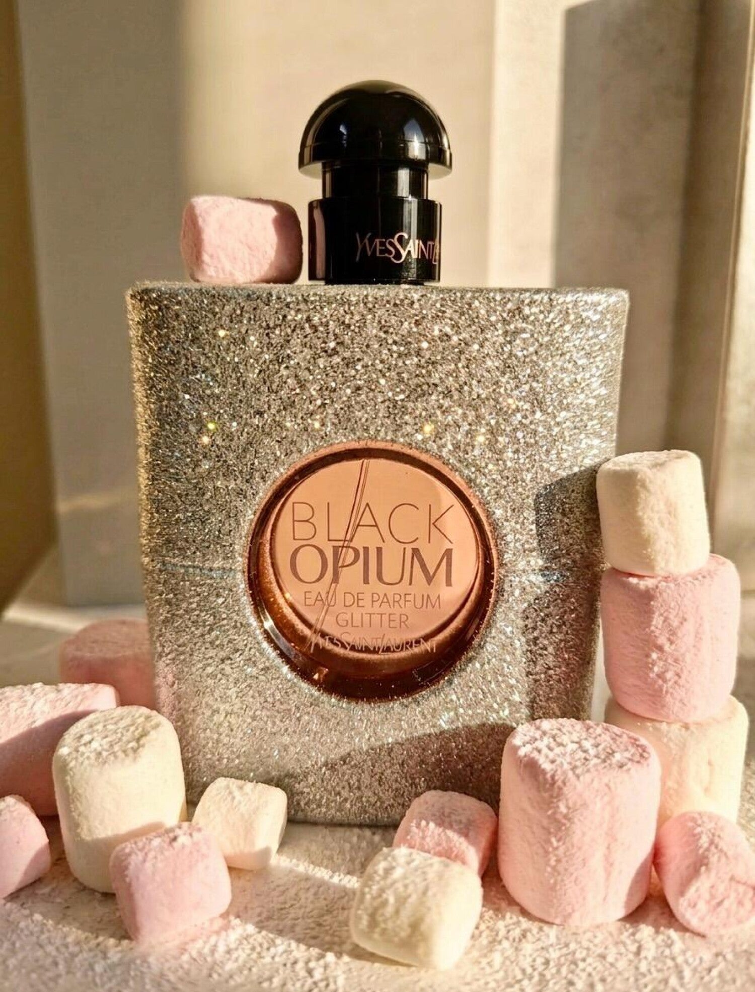 YSL Black Opium Glitter EDP 3.0oz *NO BOX*