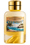 City Rhythm Key West 50ml Extrait de Parfum — illustrative isolated bottle rendering with 50ml label; sealed full bottle