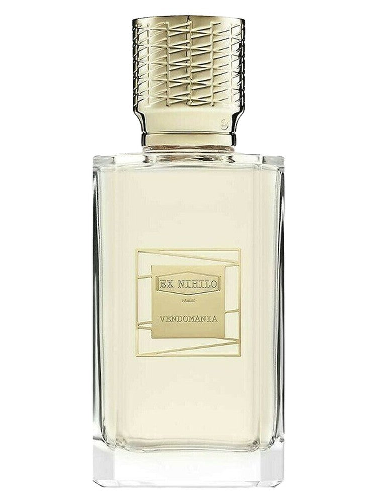 Fragrantica reference photo of Ex Nihilo Vendomania Eau de Parfum; purchase is 5ml or 10ml hand-decanted fragrance, not bottle