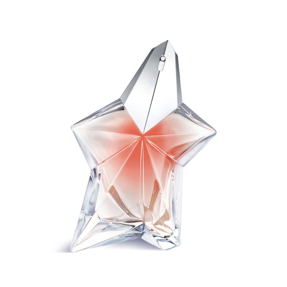 Mugler Angel Blush 100ml Eau de Parfum refillable pink star perfume bottle front photograph
